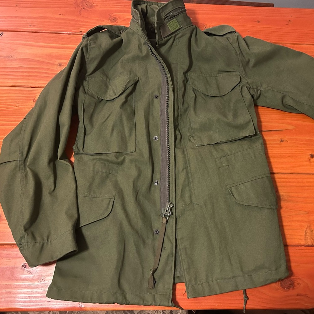 M65 style Military Jacket Vintage Green